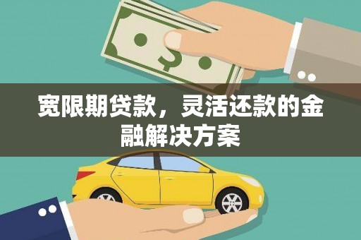 振安宽限期贷款，灵活还款的金融解决方案