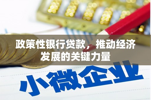 振安政策性银行贷款，推动经济发展的关键力量