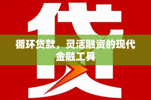 振安循环贷款，灵活融资的现代金融工具